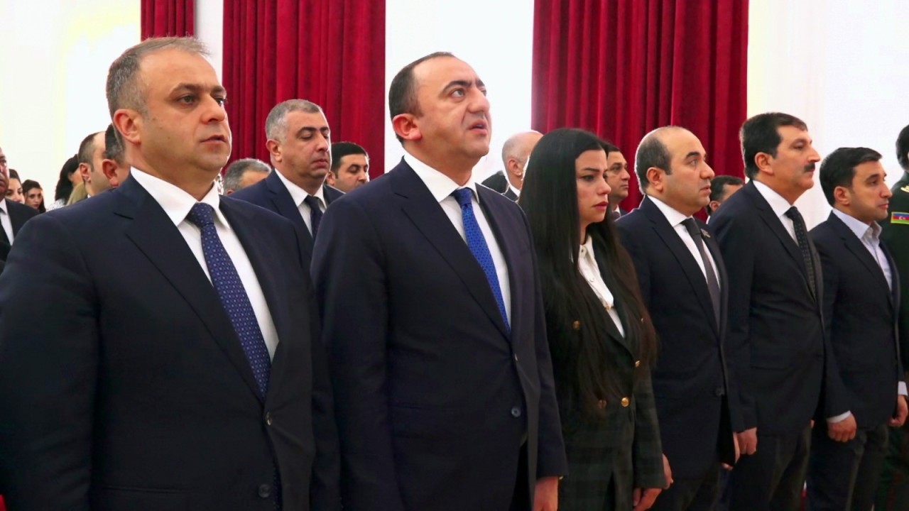 Daşkəsəndə Ümummilli Liderin 103-cü ildönümü münasibətilə tədbir keçirilib - FOTOLAR